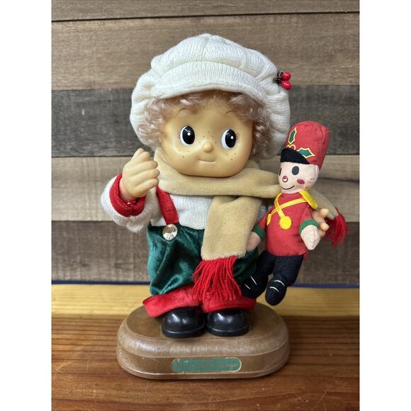 Vintage Telco MOTION-ette Christmas Musical Animated Small Fry With Toy Soldier - Picture 3 of 7